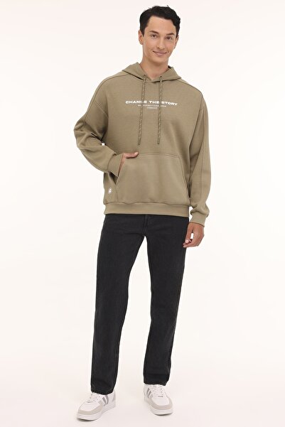 lumberjack ML FILAZ 17AFW-87 4PR Haki Erkek Sweatshirt