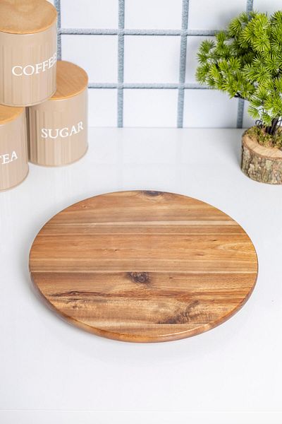 FH finehome Rotto Acacia Rotating Presentation Stand