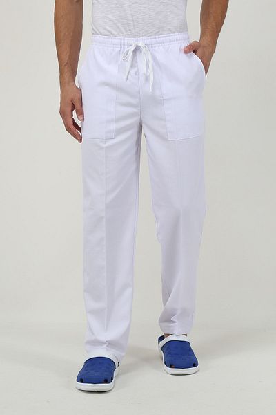 TIPTEKS Full Elastic Hospital School Cleaning Staff Cook Men Pants