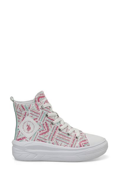 U.S. Polo Assn. CLEMENTINE PPT JR 4PR Pantofort alb pentru fete