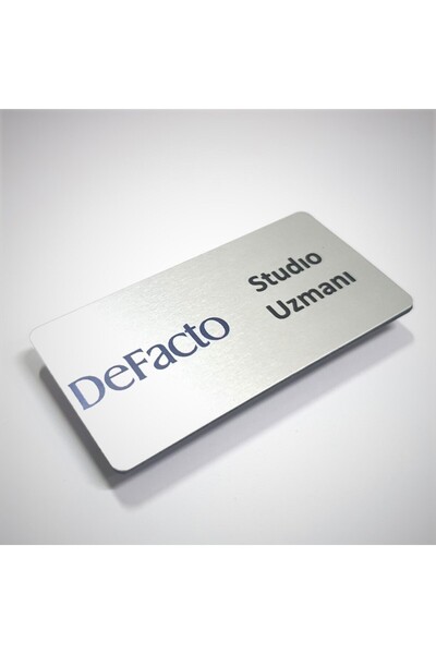 hediyeniz sare'den Personel Yaka Isimliği Metal Mıknatıslı Veya Iğneli