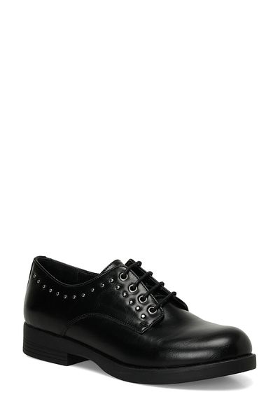 Polaris 324037 .Z 4Pr Czarne damskie buty typu Oxford