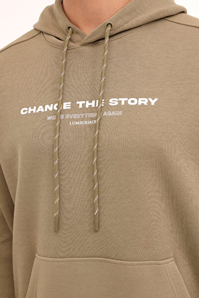 lumberjack ML FILAZ 17AFW-87 4PR Haki Erkek Sweatshirt