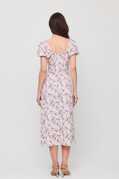 hello mymoda Rochie cu fanta cu modele florale