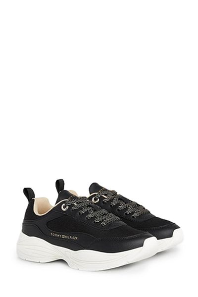 Tommy Hilfiger Černé dámské tenisky Chunky Runner