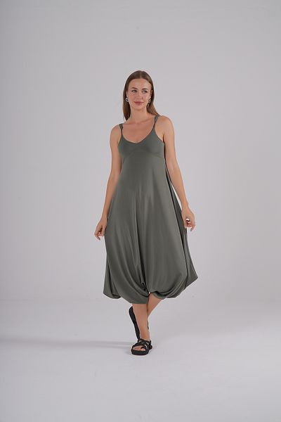 Rouge basıc Shalwar Jumpsuit with Adjustable Straps