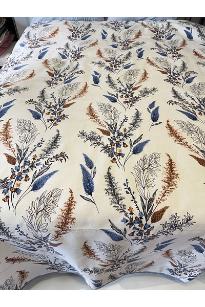 ŞENER HOME Spike Pattern Printed 200X240 Cm. Double (Battal) Single Pike