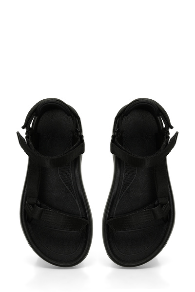 Butigo 24S-600 4Fx Women's Black Sports Sandals