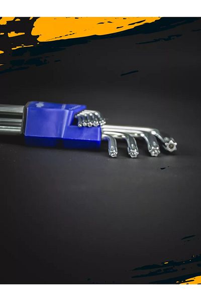 Transformacion Long Torx Key Set Star Allen Set - Torx Allen Key 9 Pieces 721776