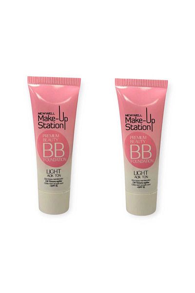 New Well Premium Bb Cream Set of 2 – Spf15 Light Tone |   Natural Concealer Effect