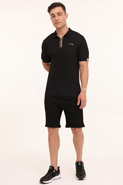 lumberjack Ανδρικό κοντομάνικο μπλουζάκι ML FRANKY 12BA-111 4PR μαύρο