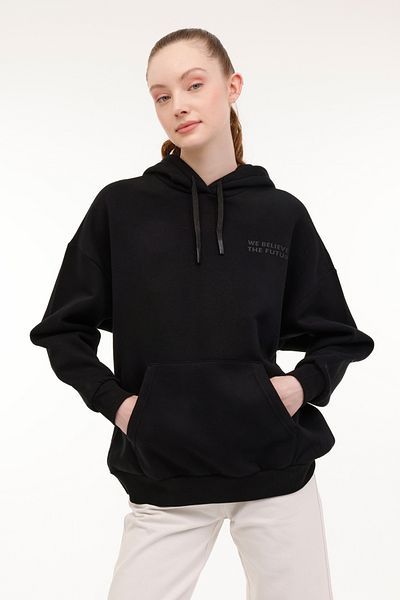 lumberjack WL ALITA 17SS505 4PR Μαύρο γυναικείο φούτερ