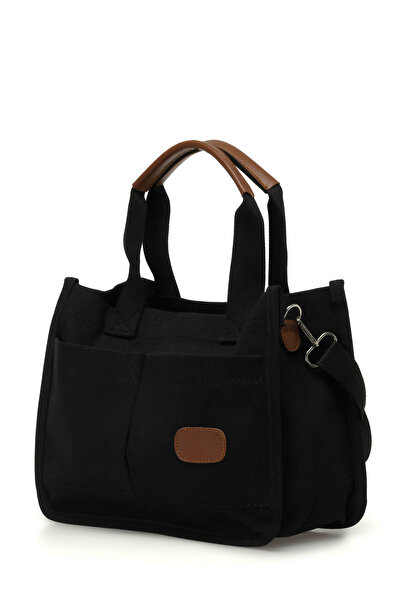 Butigo Stn Prm Tote Kl 4Pr Black Women's Shoulder Bag