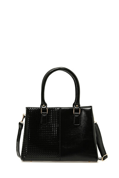 Polaris Geantă de umăr pentru femei RGN PETEK OMZ 4PR neagră