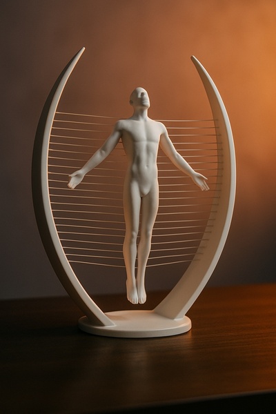 Home VOLTREX SPIRITUS Ruhun Özgürlüğü Temalı Modern Heykel Soyut Minimalist D...