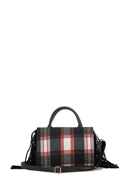 Butigo Plaid Pu Garni El 4Pr Multicolor Women's Handbag