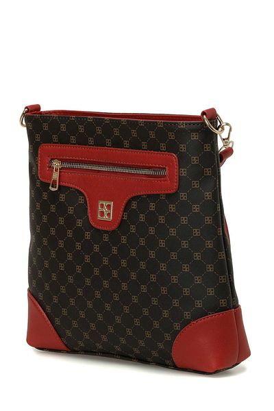 Butigo Γυναικεία τσάντα χιαστί MNG GARNI DTY CPRZ 4PR BROWN MULTI