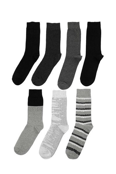 Polaris Șosete pentru bărbați CLOSY 7LI SKT-M 4PR GREY MULTI