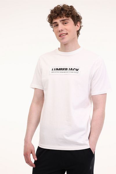 lumberjack ML ASAHI 11TRV26 5FX Λευκό ανδρικό κοντομάνικο μπλουζάκι