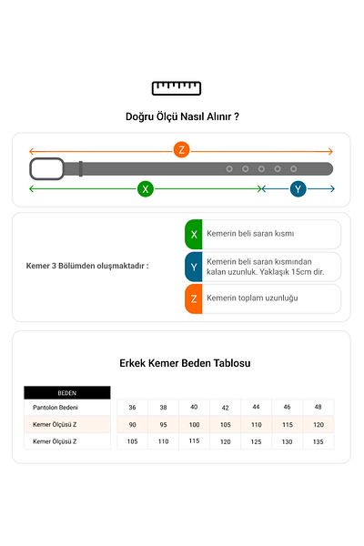 lumberjack GM OTO LASTIK ORGU 5FX GRI Erkek Kemer
