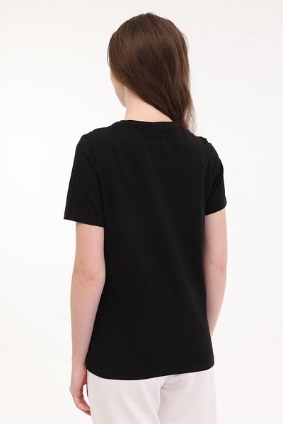 Lotto W-Kepy Long Tee 5Fx Black Women's Short Sleeve T-Shirt