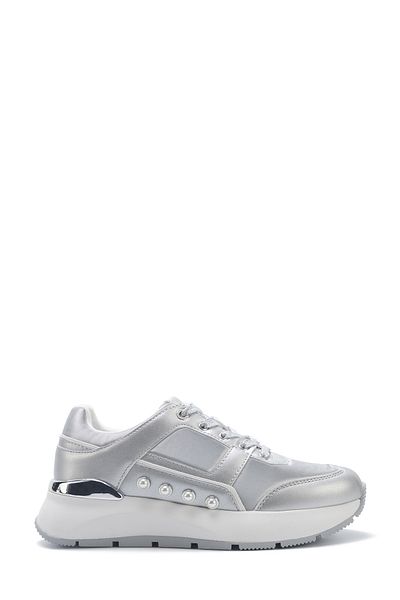 Nine West Nine West – Malia – Metallic-Sneaker zum Schnüren