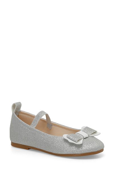 ICool Design SERONA-E P 4FX Silberne Ballerinas für Mädchen