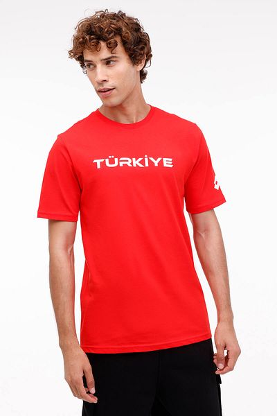 Lotto Ανδρικό κοντομάνικο μπλουζάκι M-meriton Tee 4fx Red