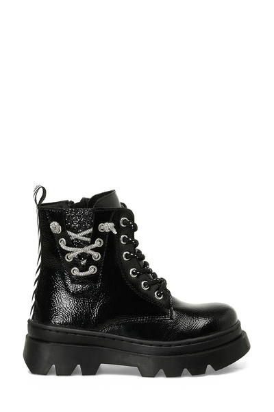 ICool Design Zuma-E F 4Pr Black Girl's Biker Boots