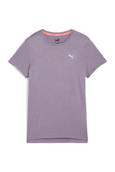 Puma Тениска RUN FAVORITE HEATHER TEE Mürdüm Kadın Kısa Kol