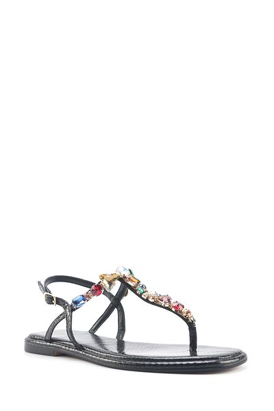 Nine West Orane 5Fx Black Women's Flat Sandals
