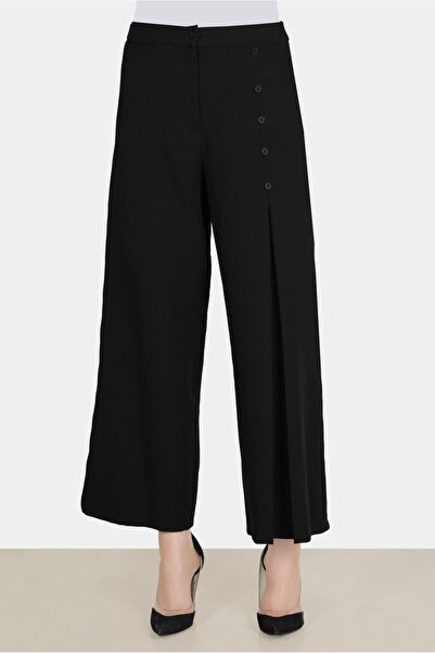 Alvina Hlače širokog kroja sa detaljima nabranih gumba 70359