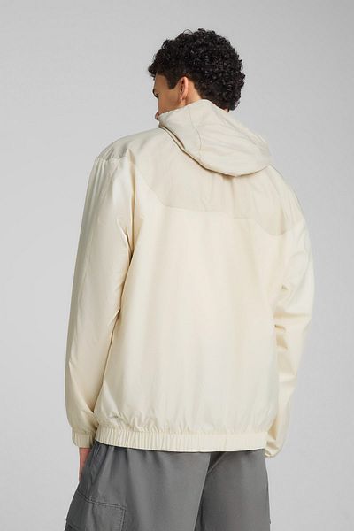 Puma Χαλαρή αντιανεμική ζακέτα Bej Erkek Ceket