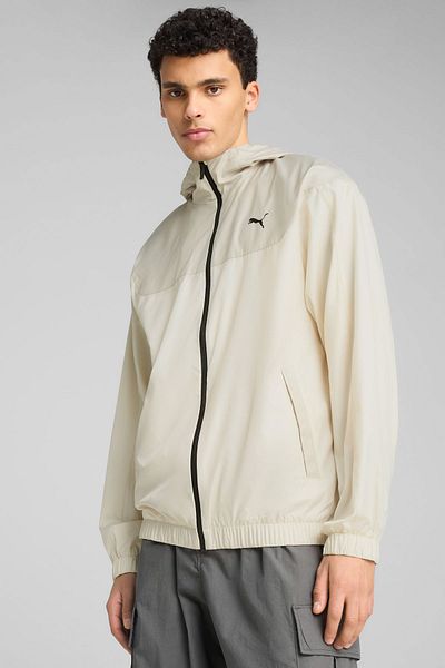 Puma Χαλαρή αντιανεμική ζακέτα Bej Erkek Ceket