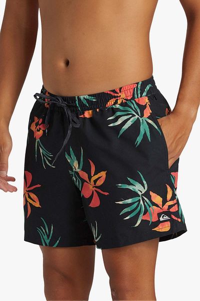 Quiksilver MIX VOLLEY 15  JAMV KVJ6 Siyah Erkek Deniz Şortu