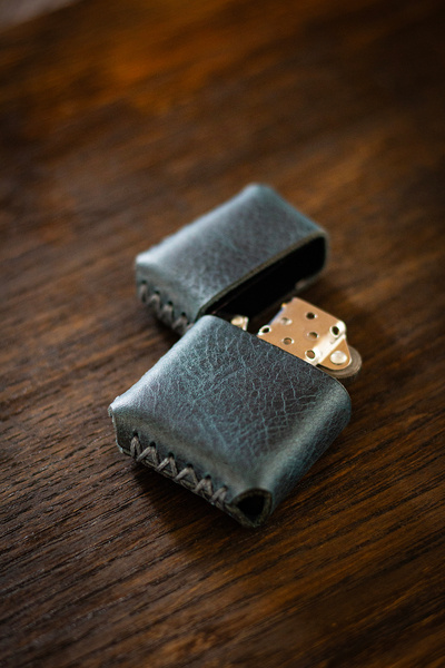 Hi Leather Kişiye Isme Özel El Yapımı Hakiki Deri Kılıflı Çakmak Özel Babalar...