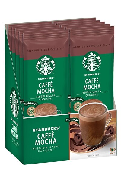 Starbucks Caffè Mocha Premium Kahve Karışımı 3 x 10'lu Paket (10x22g)