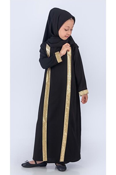 Mnk Baby&Kids Μεταξωτό ύφασμα Μεδίνας Με Κασκόλ Τσαντάκι Προσευχής M00742 ΜΑΥΡΟ