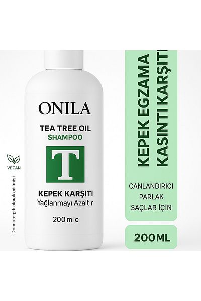 Onila 200mlHerbal Care Shampoo - Anti-dandruff and Spill (teaTREEOil)