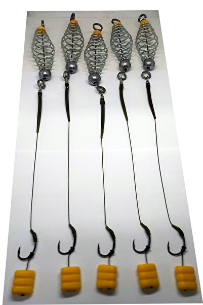 pusulaavmarketi 30 gr Yaylı Yüzen Sarı 3 Mısırlı Sazan Takımı