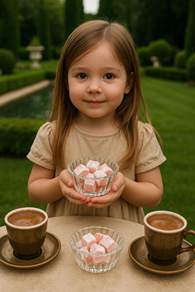Veliday 6'lı Sosluk Cam Mini Sosluk-reçellik Sunumluk Kahve Yanı