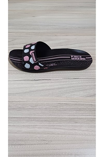 GEZER Yazlık İnce Deniz Kabuğu Desenli Kadın Terlik