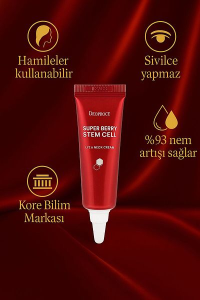 DEOPROCE Anti-Wrinkle Eye & Neck Cream Containing Adenosine that Removes Dark Appearances Under the Eyes 10 ml