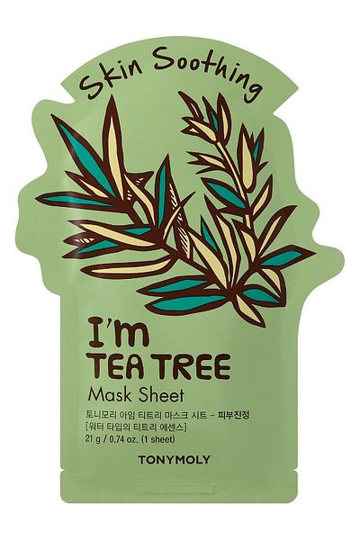 TONYMOLY Face Mask I'm Real Acne Soothing Tea Tree Skin Care (1 Piece)