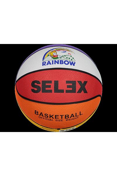 SELEX Rb-3 Rainbow Basketball Ball