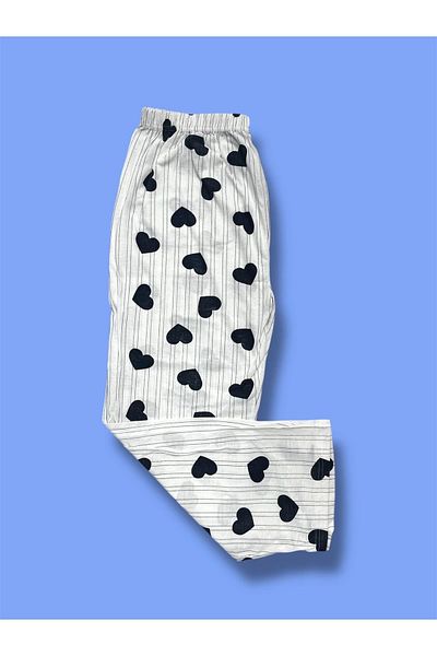 Erdenay Tekstil Battal Size Mother Combed Cotton Pajama Bottom