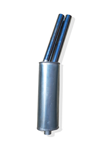 EGZOZCUM Tofaş arka Yan çiftli çıkış son susturucu egzoz