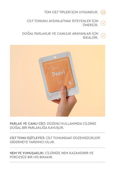 Mjcare On Pearl Mask - Pearl Essence Face Mask 10 pcs