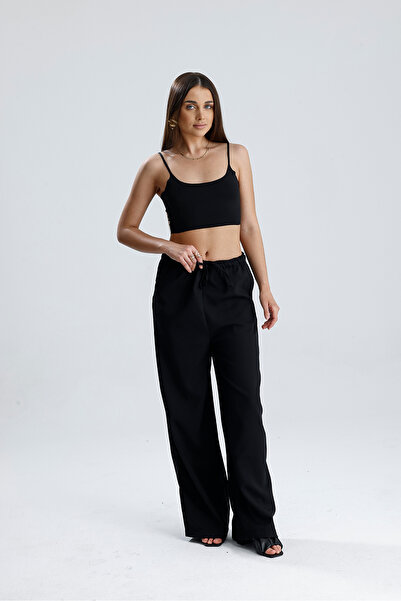 VAPUR TEKSTİL Elastic Waist Side Pocket Trousers