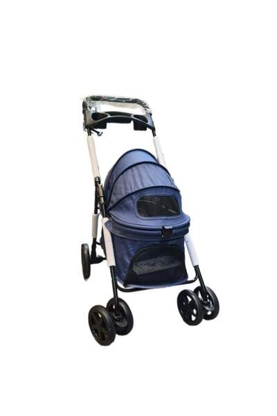 Tommy Evcil Hayvan Arabası 85x46x*91,5cm Lacivert Max 15 Kg